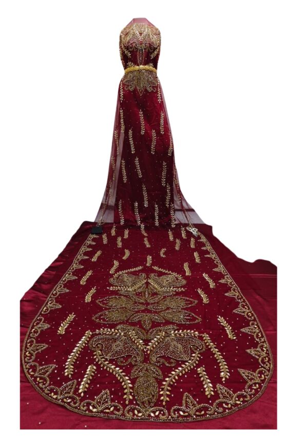 AISHA (DARK RED) LACE