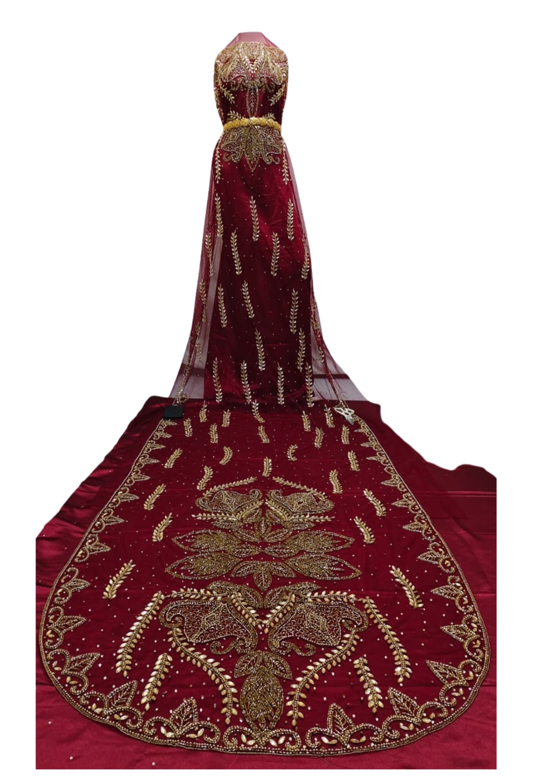 AISHA (DARK RED) LACE